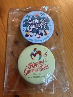 東京ディズニーリゾート&ミセス コラボ 缶バッジセット
