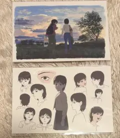 劇場アニメ ルックバック展 ポストカード 藤野、メインビジュアル