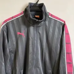 PUMA トラックジャケット SSグレー/ピンクのサムネイル
