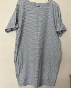 studioCLIP スタディオクリップ チュニック ワンピース ボーダー半袖