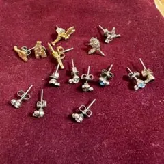 ディズニーキャラクターピアスセット 15ペア