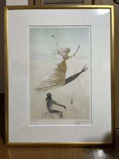 サルバドール・ダリ「不思議の国のアリス」版画 直筆サイン シリアル