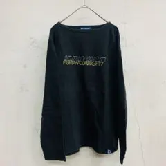 FIGHT 4 YOUR RIGHT? ブラック長袖カットソー