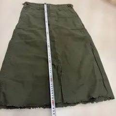 Cepo! カーキ タイトスカート ひざ丈