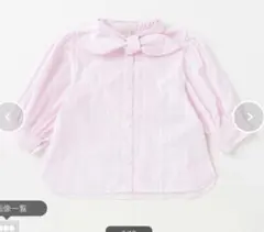 petit main ボウタイつきブラウス 80cm