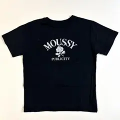 MOUSSY ロゴ 半袖 Tシャツ ブラックのサムネイル