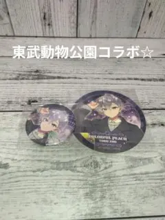 からぴち ヒロ ひろくん 東武動物公園コラボ 缶バッチ コースターからふるぴーち