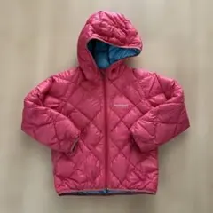 mont-bell リバーシブルダウンパーカ 110 ピンクx水色