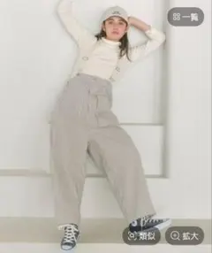 studio clip サスペンダーサロペット