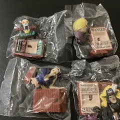 チョコサプ　ワンピース ４個　「ニコ・ロビン」「黒ひげ」「サンジ」「ブルックス」