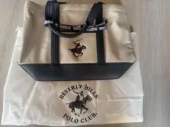 Polo Club トートバッグ ベージュ/ブラック