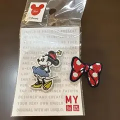 ミニー　ワッペン　セット