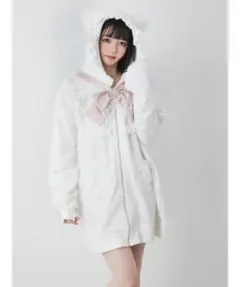 Ank Rouge アンクルージュ♡ネコちゃんBigパーカー♡ピンク