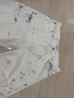 JOHNBULL ホワイトペイントデニム