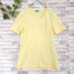 ユナイテッドカラーズオブベネトン　半袖　Tシャツ　イエロー　S　トップスのサムネイル