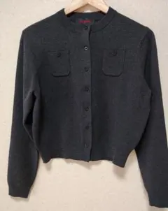 《CABaN》コットンカシミヤ クルーネックカーディガン