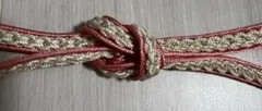 帯締め 正絹 ピンク アイボリー 和装小物 着物 浴衣
