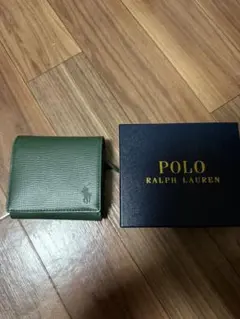 POLO RALPH LAUREN グリーン 二つ折り財布