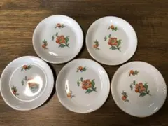リチャード ジノリ オータムフラワー プレート 小皿 豆皿 5枚セット