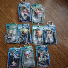 ワンピース デフォルメフィギュアキーホルダー 9体セット