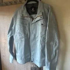 #値下げ 新品⭐︎HOP ーSCOTライトブルー ジップアップデニムジャケット　L