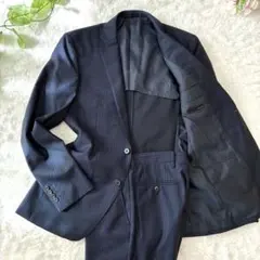 ONLY 高級生地REDA　ビジネススーツ　ネイビー　SUPER110's