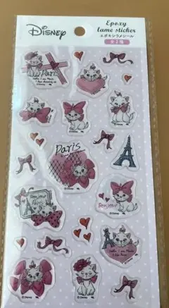 新品未開封　Disney マリーぷくぷくシール