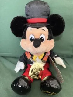 ディズニーランド 35周年 ミッキー ぬいぐるみバッジ レトロ