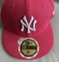 New Era 59FIFTY ピンクキャップ 6 3/4 kidsのサムネイル