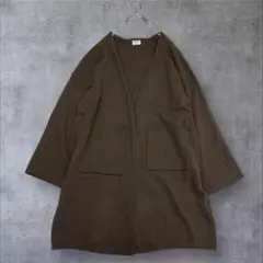 ◯美品◆アーバンリサーチドアーズ◆コットンブレンドロングカーディガン