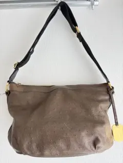 regalo for アダムエロペ レザー×キャンバス ショルダーBag - メルカリ