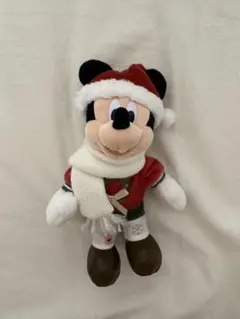 ミッキー ぬいぐるみバッジ クリスマス 2025