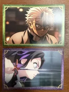 鬼滅の刃　ポストカードコレクション　無限城編　不死川実弥　胡蝶しのぶ