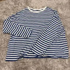 chocol raffine robe ボーダー長袖カットソー
