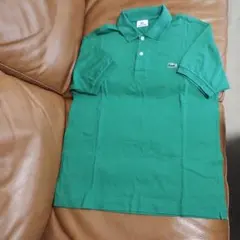LACOSTE 緑色 ポロシャツ　4 Ｌサイズ Ｌ1212X
