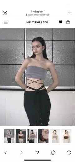 meltthelady basic tube tops チューブトップ ベア 2026年最新】MELT THE LADY レディース ベアトップ・チューブトップの