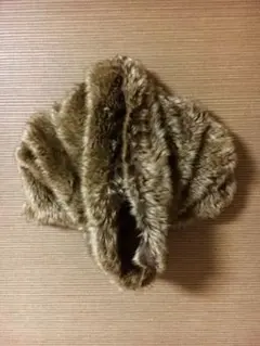 美品 zara フェイクファー スヌード☆ニット ショール