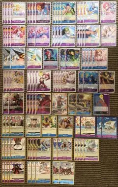 ワンピースカード　青紫サンジ デッキパーツ