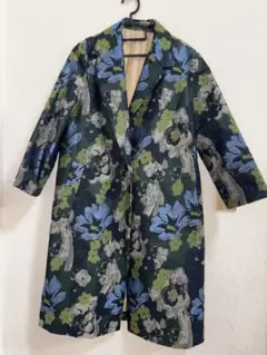 【新品】ロイスクレヨン　ロングコート ロイスクレヨン ロングコート グレンチェック フォックスファー