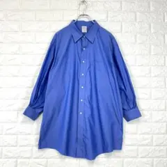 ブルックスブラザーズ/18-35/青/シャツ/バックタック/コットン/仕事着