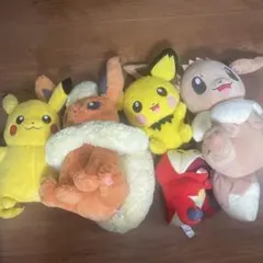 ポケモン セット ピカチュウ イーブイ リーフィア エーフィ ミミッキュ メタモ