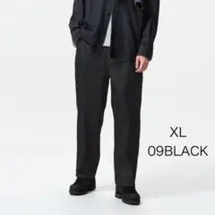 UNIQLO ワイドテーパードジーンズ 09BLACK XL