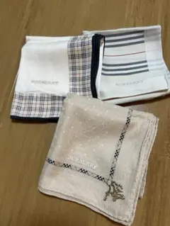 BURBERRY ハンカチセット 3点