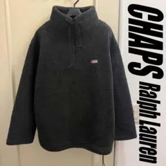 ラルフローレンチャップス/ニットフリースマウンテンパーカージャケットL/90s