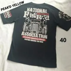 PEAK'D YELLOW ピークドイエロー エフ商会 Tシャツ 半袖 40 Mのサムネイル