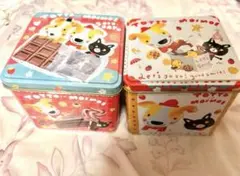 トットトモイモイ　スクエア 缶ケース 2缶セット