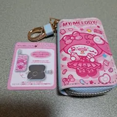 【アミューズメント景品】 マイメロディキーホルダー付きポーチ