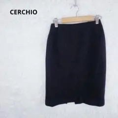 CERCHIO セルッチオ　タイトスカート　アンゴラ混　日本製　S オフィス
