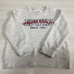【極美品】EDWIN 裏毛トレーナー　110サイズ