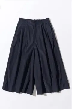 A.subjjject glossy wide pants navy